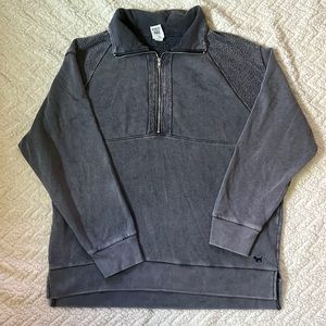 Ladies “Pink” 1/4 zip sweatshirt